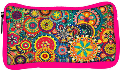 

Snoogg Eco Friendly Canvas Formas Florales Designer Student Pen Pencil Case Coin Purse Pouch Cosmetic Makeup Bag (PINK) Pouch(Multicolor)