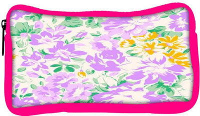 

Snoogg Eco Friendly Canvas White And Pink Floral Pattern 2482 Student Pen Pencil Case Coin Purse Pouch Cosmetic Makeup Bag (PINK) Pouch(Multicolor)