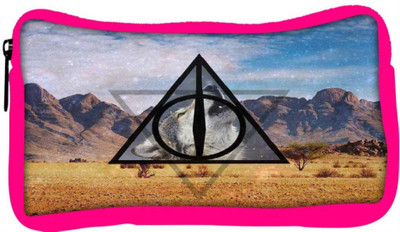 

Snoogg Eco Friendly Canvas Universe Wolf Student Pen Pencil Case Coin Purse Pouch Cosmetic Makeup Bag (PINK) Pouch(Multicolor)