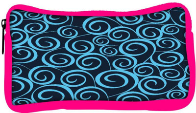 

Snoogg Eco Friendly Canvas Blue Pattern Designer Student Pen Pencil Case Coin Purse Pouch Cosmetic Makeup Bag (PINK) Pouch(Multicolor)