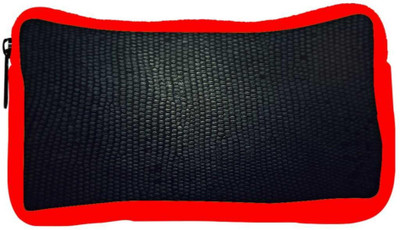 

Snoogg Eco Friendly Canvas Snake Skin Designer Student Pen Pencil Case Coin Purse Pouch Cosmetic Makeup Bag (RED) Pouch(Multicolor)