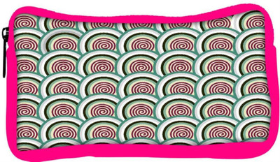 

Snoogg Eco Friendly Canvas Abstract Circles Green Pattern Designer Student Pen Pencil Case Coin Purse Pouch Cosmetic Makeup Bag (PINK) Pouch(Multicolor)