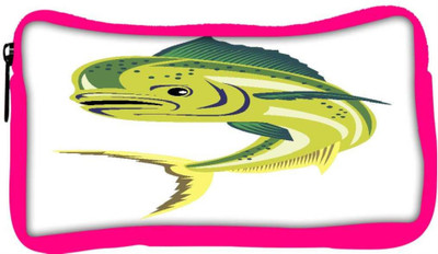 

Snoogg Eco Friendly Canvas Dorado Dolphin Fish Mahi Mahi Jumping Student Pen Pencil Case Coin Purse Pouch Cosmetic Makeup Bag (PINK) Pouch(Multicolor)
