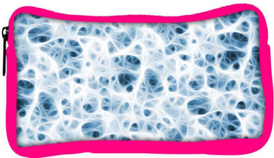 

Snoogg Eco Friendly Canvas Nerves System Student Pen Pencil Case Coin Purse Pouch Cosmetic Makeup Bag (PINK) Pouch(Multicolor)