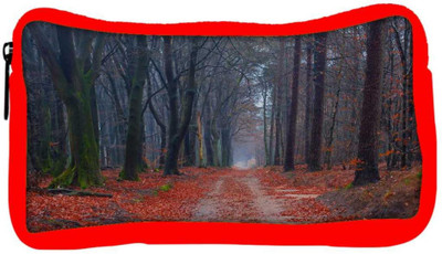 

Snoogg Eco Friendly Canvas Frozen Trees Designer Student Pen Pencil Case Coin Purse Pouch Cosmetic Makeup Bag (RED) Pouch(Multicolor)