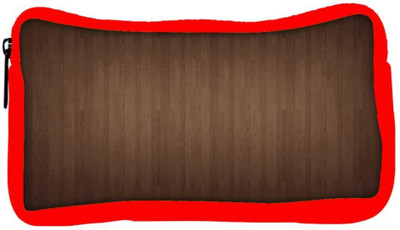

Snoogg Eco Friendly Canvas Wood Wall Pattern Design Designer Student Pen Pencil Case Coin Purse Pouch Cosmetic Makeup Bag (RED) Pouch(Multicolor)