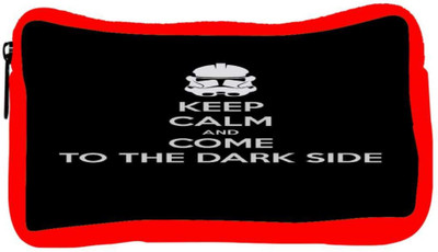 

Snoogg Eco Friendly Canvas Keep Calm And Dark Side Student Pen Pencil Case Coin Purse Pouch Cosmetic Makeup Bag (RED) Pouch(Multicolor)
