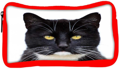 

Snoogg Eco Friendly Canvas Black Tuxedo Cat 144 Student Pen Pencil Case Coin Purse Pouch Cosmetic Makeup Bag (RED) Pouch(Multicolor)