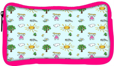 

Snoogg Eco Friendly Canvas Happy Girls Out Designer Student Pen Pencil Case Coin Purse Pouch Cosmetic Makeup Bag (PINK) Pouch(Multicolor)