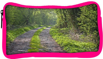 

Snoogg Eco Friendly Canvas Abstract Pathway Designer Student Pen Pencil Case Coin Purse Pouch Cosmetic Makeup Bag (PINK) Pouch(Multicolor)