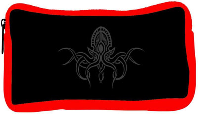 

Snoogg Eco Friendly Canvas Cthulhu Wallpaper Designer Student Pen Pencil Case Coin Purse Pouch Cosmetic Makeup Bag (RED) Pouch(Multicolor)