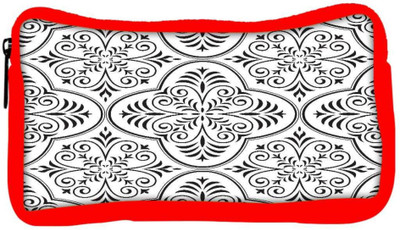 

Snoogg Eco Friendly Canvas Grey Color Pattern Designer Student Pen Pencil Case Coin Purse Pouch Cosmetic Makeup Bag (RED) Pouch(Multicolor)