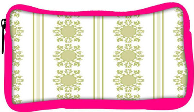 

Snoogg Eco Friendly Canvas Lite Green Pattern Designer Student Pen Pencil Case Coin Purse Pouch Cosmetic Makeup Bag (PINK) Pouch(Multicolor)