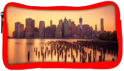 

Snoogg Eco Friendly Canvas New York Docks Designer Student Pen Pencil Case Coin Purse Pouch Cosmetic Makeup Bag (RED) Pouch(Multicolor)