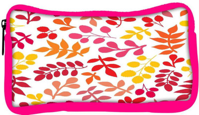 

Snoogg Eco Friendly Canvas Seamless Pattern On Leaves Theme Student Pen Pencil Case Coin Purse Pouch Cosmetic Makeup Bag (PINK) Pouch(Multicolor)