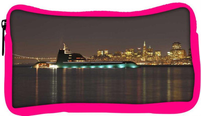 

Snoogg Eco Friendly Canvas Big Samreen Designer Student Pen Pencil Case Coin Purse Pouch Cosmetic Makeup Bag (PINK) Pouch(Multicolor)