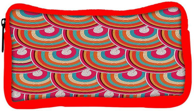 

Snoogg Eco Friendly Canvas Mixed Colors Pattern Designer Student Pen Pencil Case Coin Purse Pouch Cosmetic Makeup Bag (RED) Pouch(Multicolor)