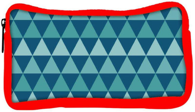 

Snoogg Eco Friendly Canvas Traingle Colourful Student Pen Pencil Case Coin Purse Pouch Cosmetic Makeup Bag (RED) Pouch(Multicolor)