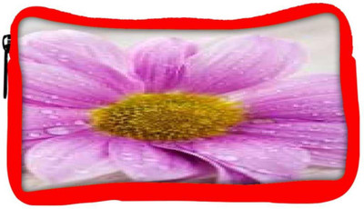 

Snoogg Eco Friendly Canvas Simple Flower Designer Student Pen Pencil Case Coin Purse Pouch Cosmetic Makeup Bag (RED) Pouch(Multicolor)