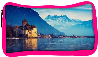 

Snoogg Eco Friendly Canvas Lake Geneva Designer Student Pen Pencil Case Coin Purse Pouch Cosmetic Makeup Bag (PINK) Pouch(Multicolor)