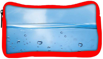 

Snoogg Eco Friendly Canvas Water Bubbles Designer Student Pen Pencil Case Coin Purse Pouch Cosmetic Makeup Bag (RED) Pouch(Multicolor)