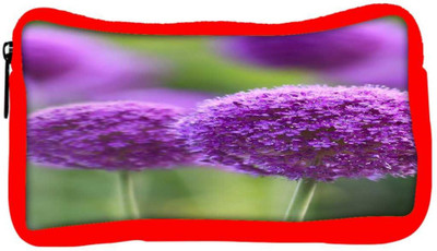 

Snoogg Eco Friendly Canvas Purple Blossoms Designer Student Pen Pencil Case Coin Purse Pouch Cosmetic Makeup Bag (RED) Pouch(Multicolor)