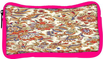 

Snoogg Eco Friendly Canvas Floral Pattern Cream Student Pen Pencil Case Coin Purse Pouch Cosmetic Makeup Bag (PINK) Pouch(Multicolor)