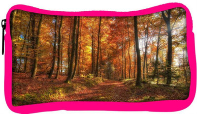 

Snoogg Eco Friendly Canvas Day Time In Forest Designer Student Pen Pencil Case Coin Purse Pouch Cosmetic Makeup Bag (PINK) Pouch(Multicolor)