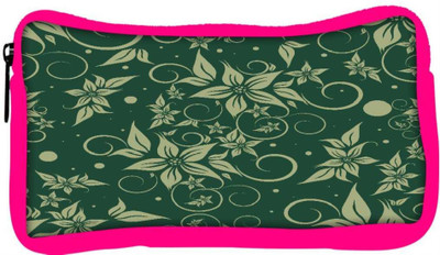 

Snoogg Eco Friendly Canvas Green Flowers Designer Student Pen Pencil Case Coin Purse Pouch Cosmetic Makeup Bag (PINK) Pouch(Multicolor)