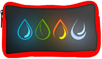 

Snoogg Eco Friendly Canvas The Four Elements Minimalistic Designer Student Pen Pencil Case Coin Purse Pouch Cosmetic Makeup Bag (RED) Pouch(Multicolor)
