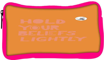 

Snoogg Eco Friendly Canvas Hold Your Beliefs Tightly 2750 Student Pen Pencil Case Coin Purse Pouch Cosmetic Makeup Bag (PINK) Pouch(Multicolor)