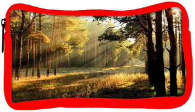 

Snoogg Eco Friendly Canvas Dense Anstract Forest Designer Student Pen Pencil Case Coin Purse Pouch Cosmetic Makeup Bag (RED) Pouch(Multicolor)