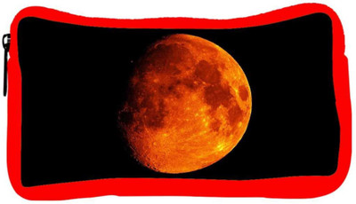 

Snoogg Eco Friendly Canvas Sun Designer Student Pen Pencil Case Coin Purse Pouch Cosmetic Makeup Bag (RED) Pouch(Multicolor)