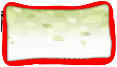 

Snoogg Eco Friendly Canvas Abstract Nature Background With Fresh Green Leaves Student Pen Pencil Case Coin Purse Pouch Cosmetic Makeup Bag (RED) Pouch(Multicolor)