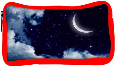 

Snoogg Eco Friendly Canvas Moon And Stars 2659 Student Pen Pencil Case Coin Purse Pouch Cosmetic Makeup Bag (RED) Pouch(Multicolor)