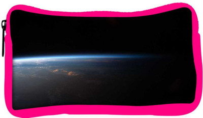

Snoogg Eco Friendly Canvas Satelite And Earth Designer Student Pen Pencil Case Coin Purse Pouch Cosmetic Makeup Bag (PINK) Pouch(Multicolor)