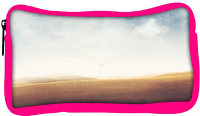 

Snoogg Eco Friendly Canvas Desert Vintage Designer Student Pen Pencil Case Coin Purse Pouch Cosmetic Makeup Bag (PINK) Pouch(Multicolor)