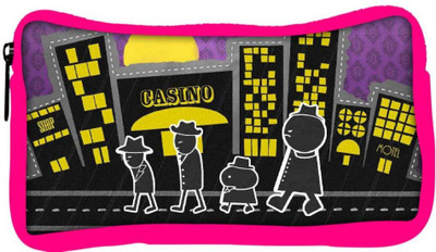 

Snoogg Eco Friendly Canvas Walking In Front Of The Casino 2728 Student Pen Pencil Case Coin Purse Pouch Cosmetic Makeup Bag (PINK) Pouch(Multicolor)