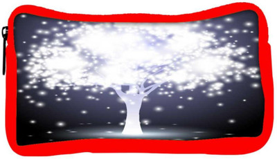 

Snoogg Eco Friendly Canvas Tree Made Of Lights Student Pen Pencil Case Coin Purse Pouch Cosmetic Makeup Bag (RED) Pouch(Multicolor)