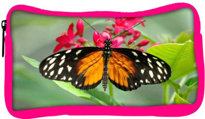

Snoogg Eco Friendly Canvas Dragon Butterfly Designer Student Pen Pencil Case Coin Purse Pouch Cosmetic Makeup Bag (PINK) Pouch(Multicolor)