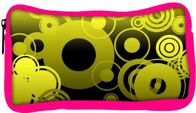 

Snoogg Eco Friendly Canvas Geometric Student Pen Pencil Case Coin Purse Pouch Cosmetic Makeup Bag (PINK) Pouch(Multicolor)