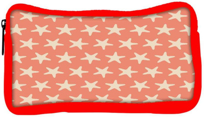 

Snoogg Eco Friendly Canvas Multiple Stars Orange Pattern Designer Student Pen Pencil Case Coin Purse Pouch Cosmetic Makeup Bag (RED) Pouch(Multicolor)