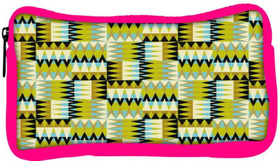 

Snoogg Eco Friendly Canvas Wave Centric 2443 Student Pen Pencil Case Coin Purse Pouch Cosmetic Makeup Bag (PINK) Pouch(Multicolor)