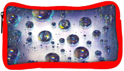 

Snoogg Eco Friendly Canvas Abstract Water Bubbles Student Pen Pencil Case Coin Purse Pouch Cosmetic Makeup Bag (RED) Pouch(Multicolor)