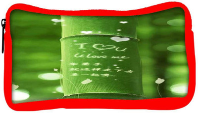 

Snoogg Eco Friendly Canvas I Love You Designer Student Pen Pencil Case Coin Purse Pouch Cosmetic Makeup Bag (RED) Pouch(Multicolor)