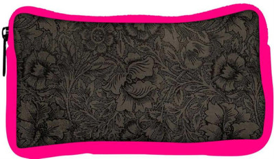 

Snoogg Eco Friendly Canvas Vintage Flower Art Student Pen Pencil Case Coin Purse Pouch Cosmetic Makeup Bag (PINK) Pouch(Multicolor)