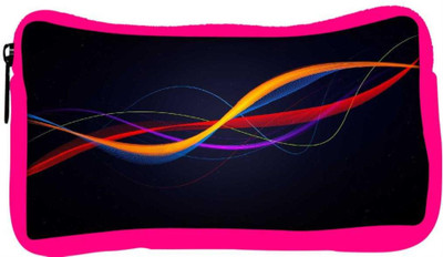 

Snoogg Eco Friendly Canvas Colorful Pattern Design Designer Student Pen Pencil Case Coin Purse Pouch Cosmetic Makeup Bag (PINK) Pouch(Multicolor)