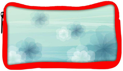

Snoogg Eco Friendly Canvas Floral Abstract Design Designer Student Pen Pencil Case Coin Purse Pouch Cosmetic Makeup Bag (RED) Pouch(Multicolor)
