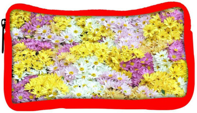 

Snoogg Eco Friendly Canvas Dreams Fields Flower Designer Student Pen Pencil Case Coin Purse Pouch Cosmetic Makeup Bag (RED) Pouch(Multicolor)