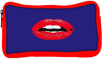 

Snoogg Eco Friendly Canvas Red Lips Kiss Student Pen Pencil Case Coin Purse Pouch Cosmetic Makeup Bag (RED) Pouch(Multicolor)